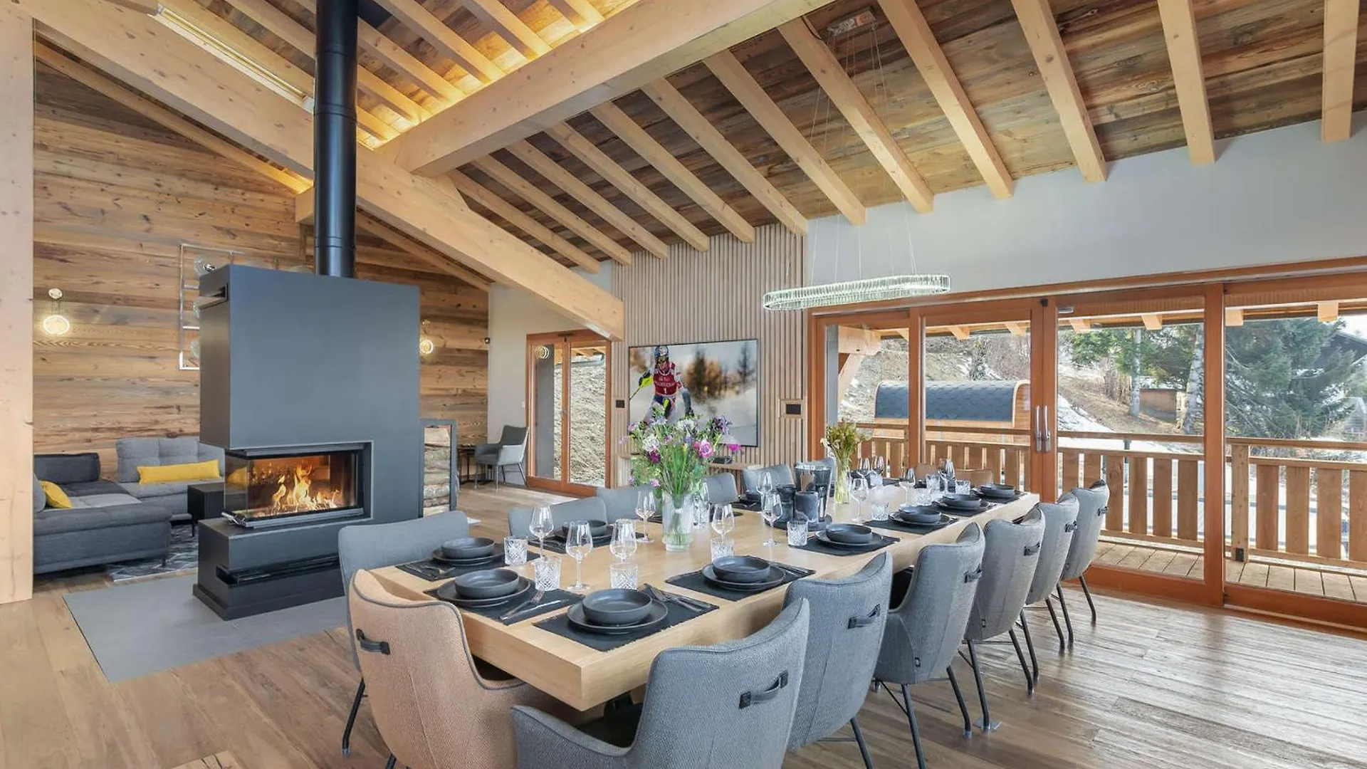 Chalet De Luxe Avec Piscine Chauffee Au Mont D'Arbois, Megeve - 14 Personnes - Fr-1-569-75